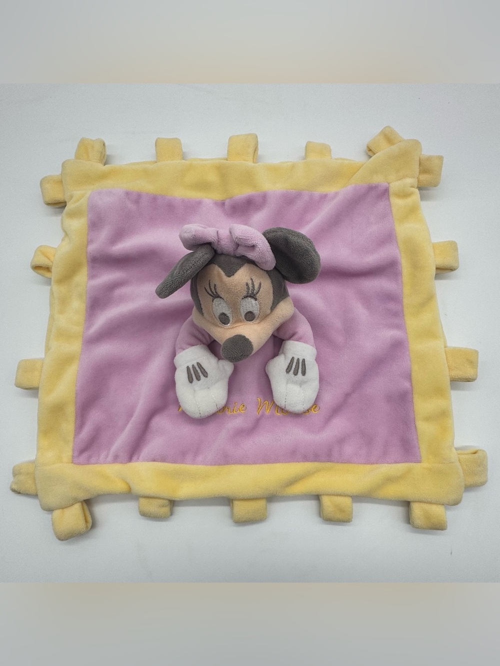 Disney Baby Minnie Mouse Taggie-Style Security Blanket